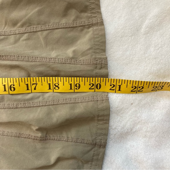 Athleta Gray Tan Wear Walk About Pleated Flare Skort Athletic Golf Tennis 16 - Picture 10 of 15